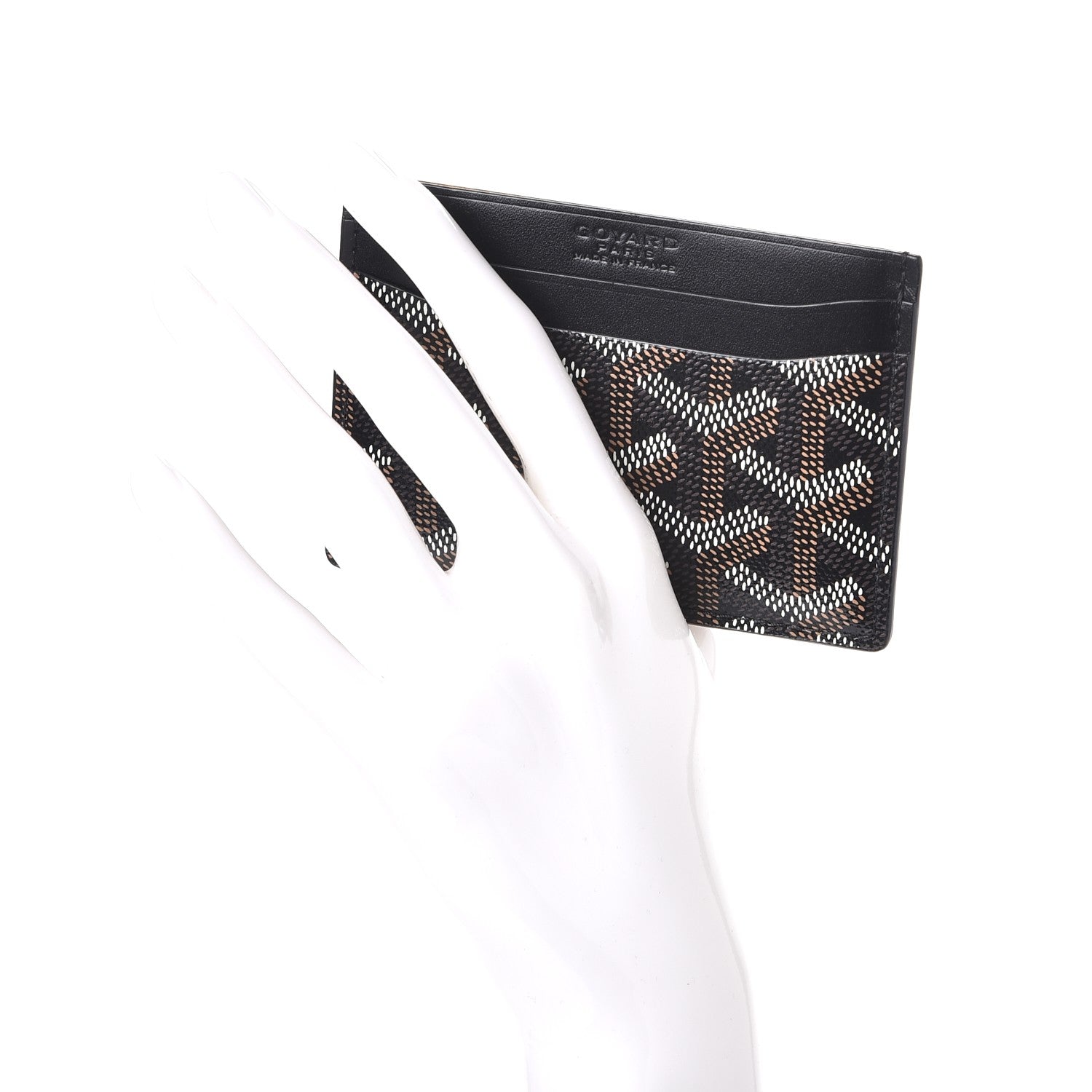 Goyard Goyardine Saint Sulpice Card Holder Black 2 of 8