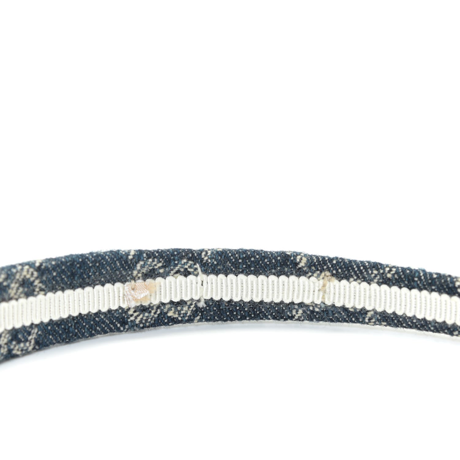 Gucci Denim Monogram Headband 5 of 7
