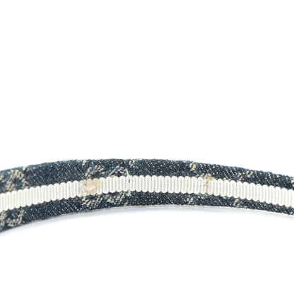 Gucci Denim Monogram Headband 5 of 7