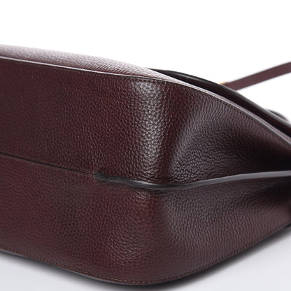Mulberry Natural Grain Leather Amberley Satchel Oxblood 8 of 10