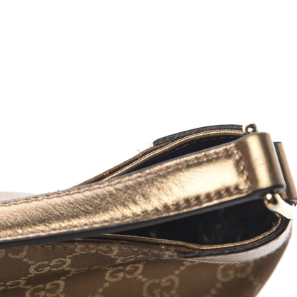 Gucci Monogram Signature Hobo Bronze 13 of 15