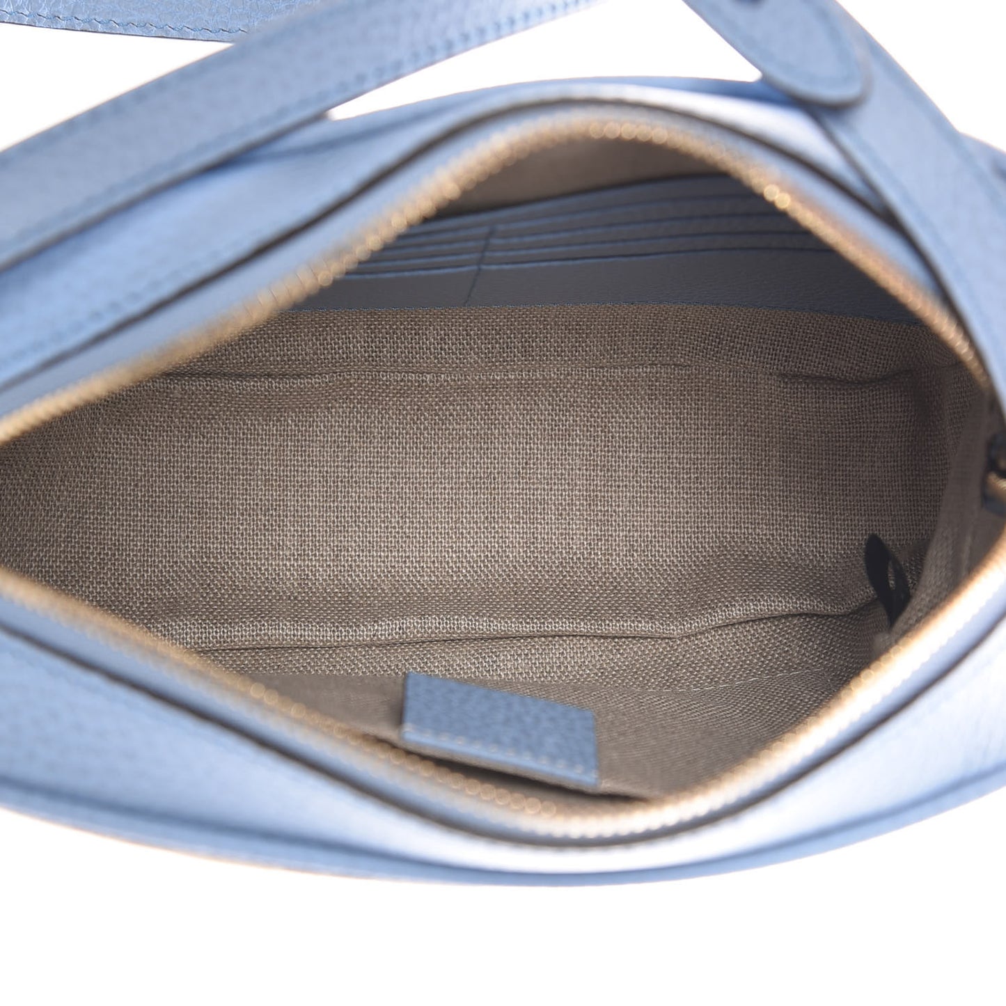 Monogram Mini Bree Messenger Bag Beige Mineral Blue