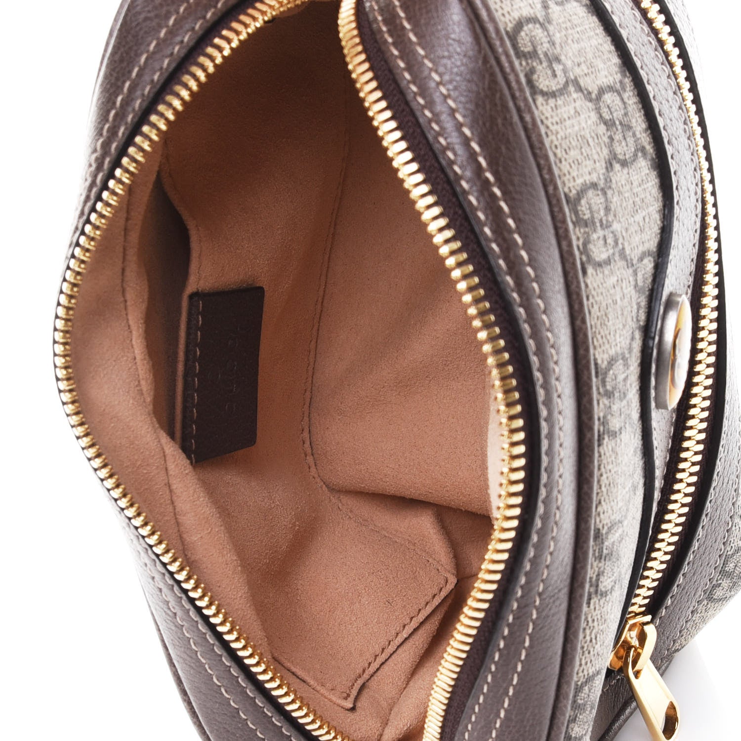 Gucci GG Supreme Monogram Web Small Ophidia Belt Bag 95 38 Dark Brown 4 of 4