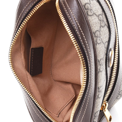 Gucci GG Supreme Monogram Web Small Ophidia Belt Bag 95 38 Dark Brown 4 of 4
