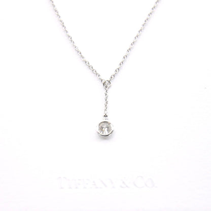 Tiffany Platinum Diamond .20ct Elsa Peretti Diamonds by the Yard Lariat Necklace 1 of 13
