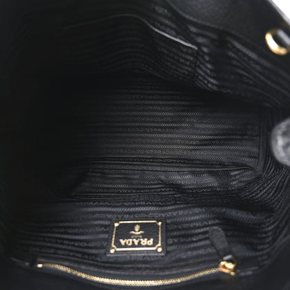 Prada Tessuto Nylon Soft Calf Small Tote Black 5 of 9