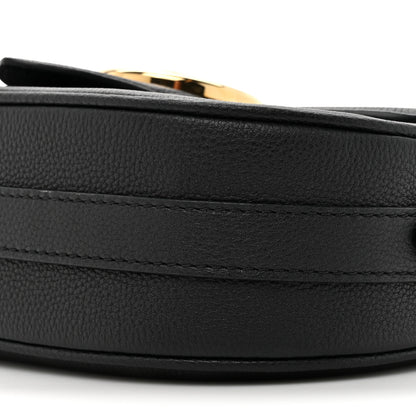 Louis Vuitton Grained Calfskin LV Pont 9 Soft MM Black 8 of 12