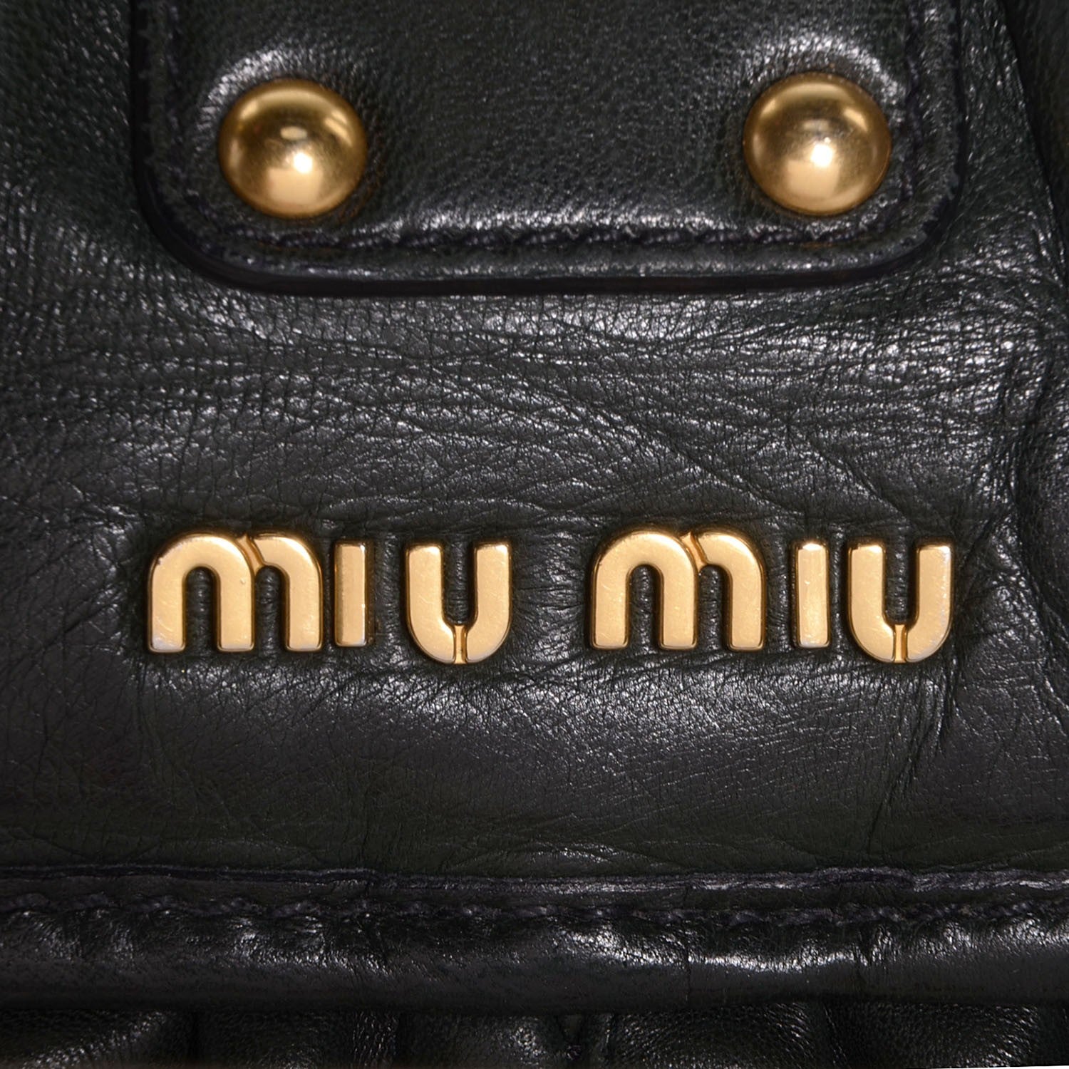 Miu Miu Nappa Matelasse Coffer Hobo Bosco 9 of 9