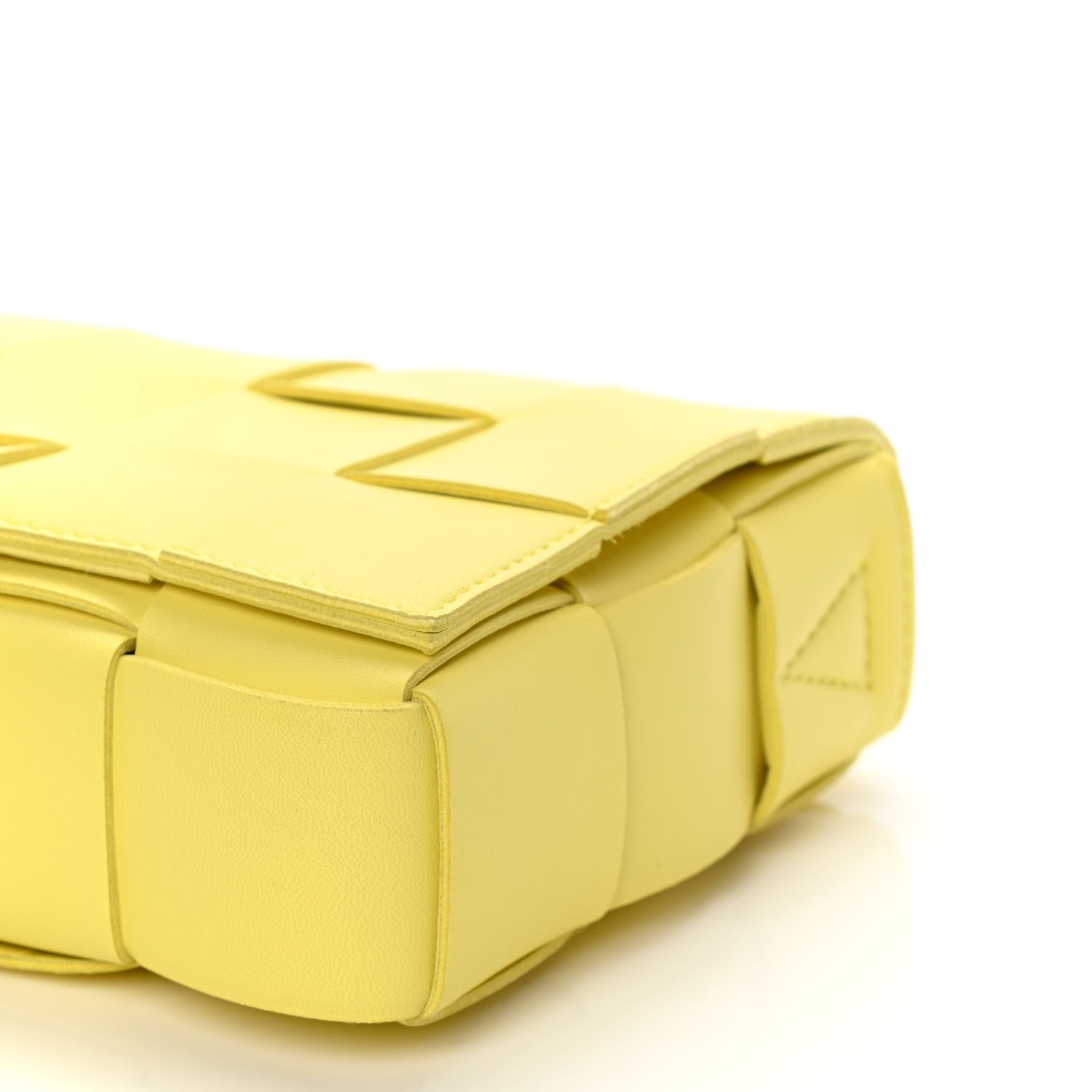 Bottega Veneta Nappa Maxi Intreccio Cassette Bag Lemonade 9 of 11