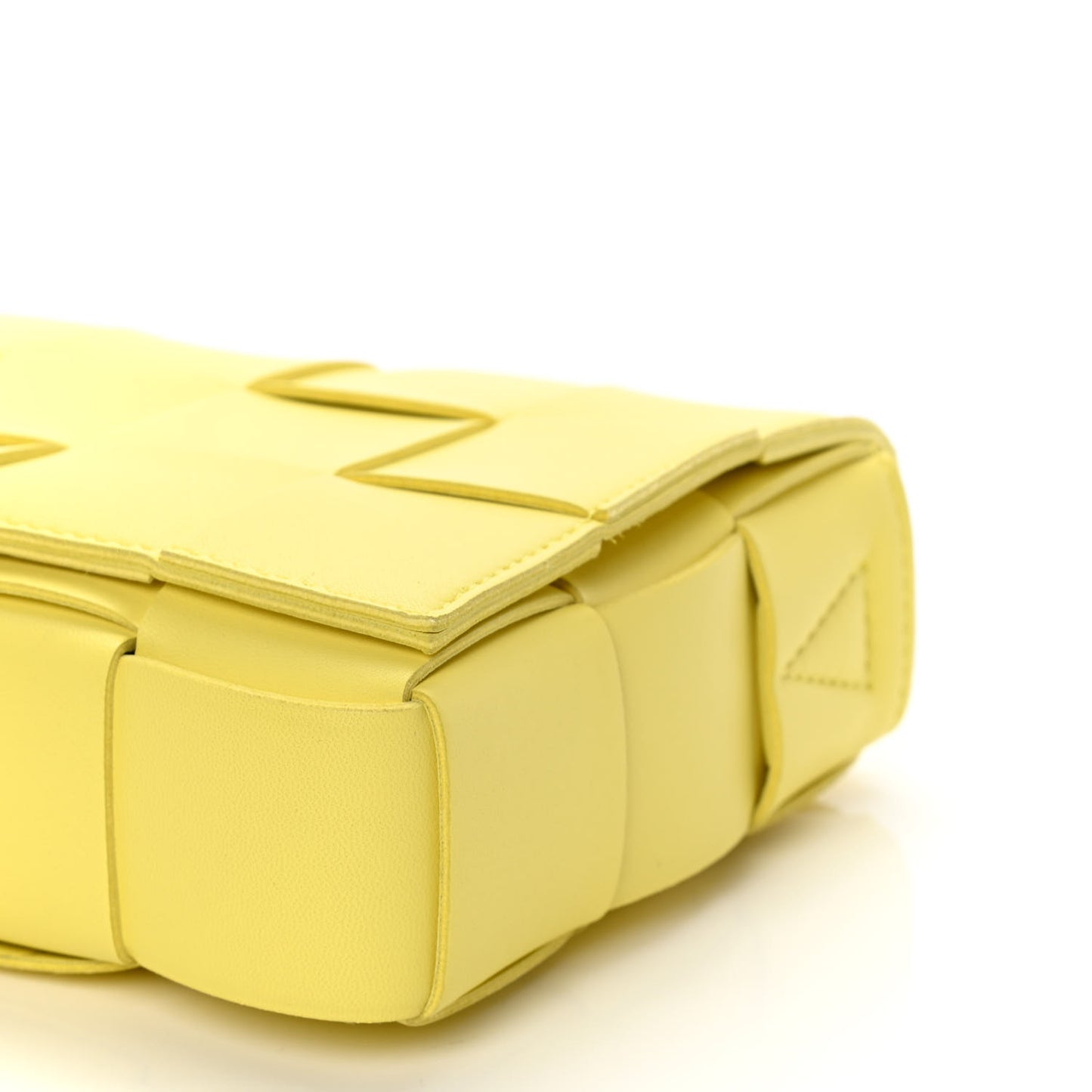 Nappa Maxi Intreccio Cassette Bag Lemonade