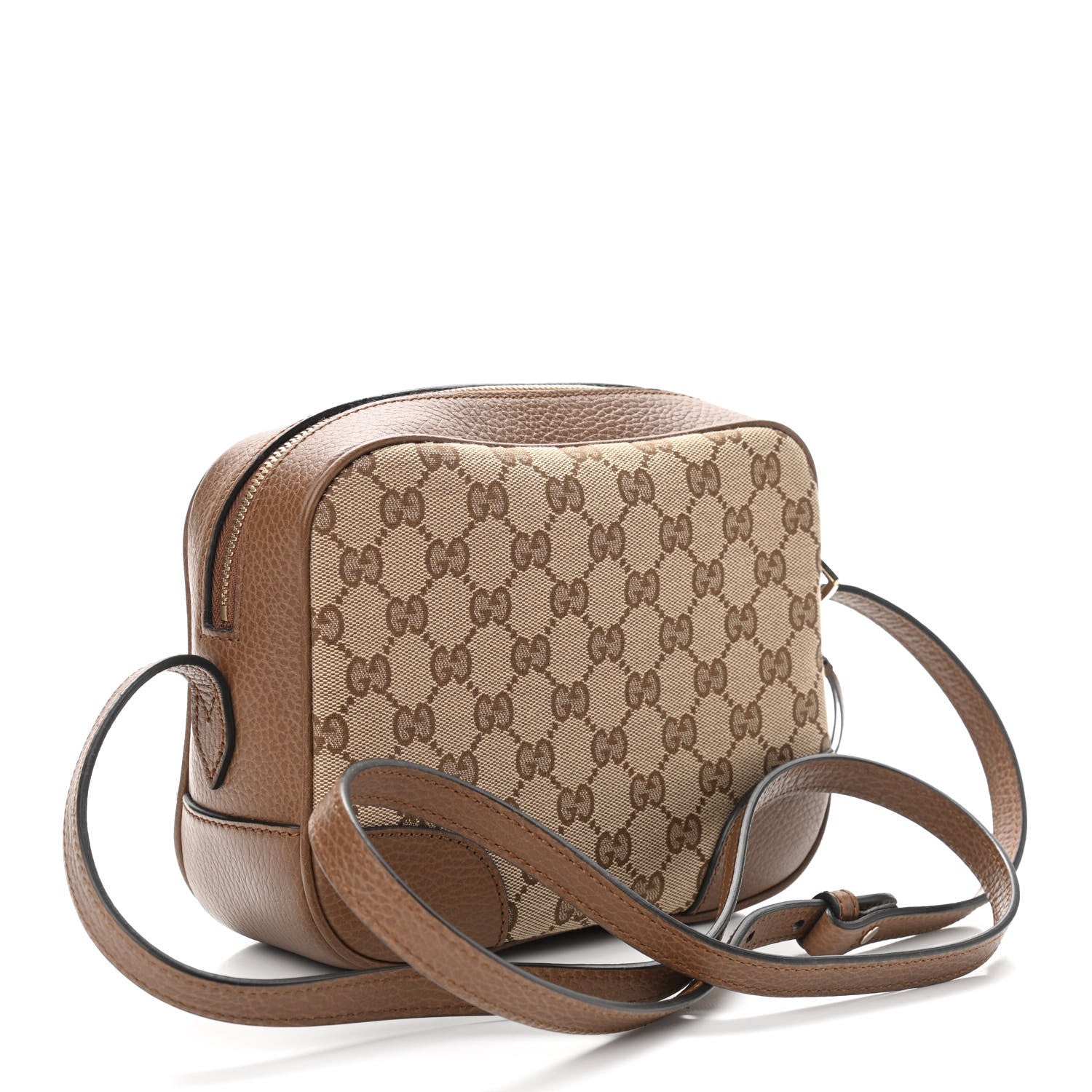 Gucci Monogram Mini Bree Messenger Bag Beige Tabacco 3 of 11