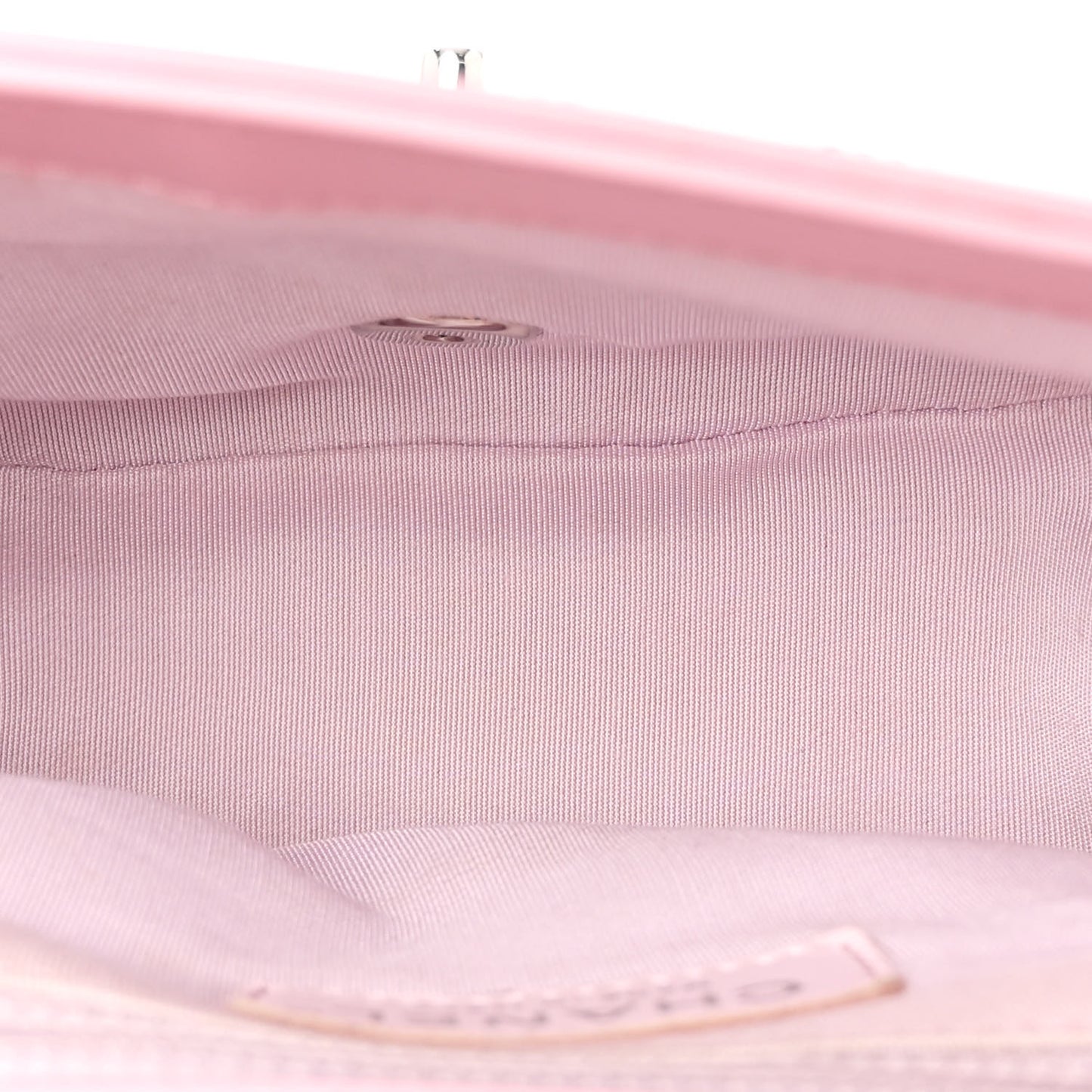 Calfskin Stitched Small Ring My Bag Flap Crossbody Pink