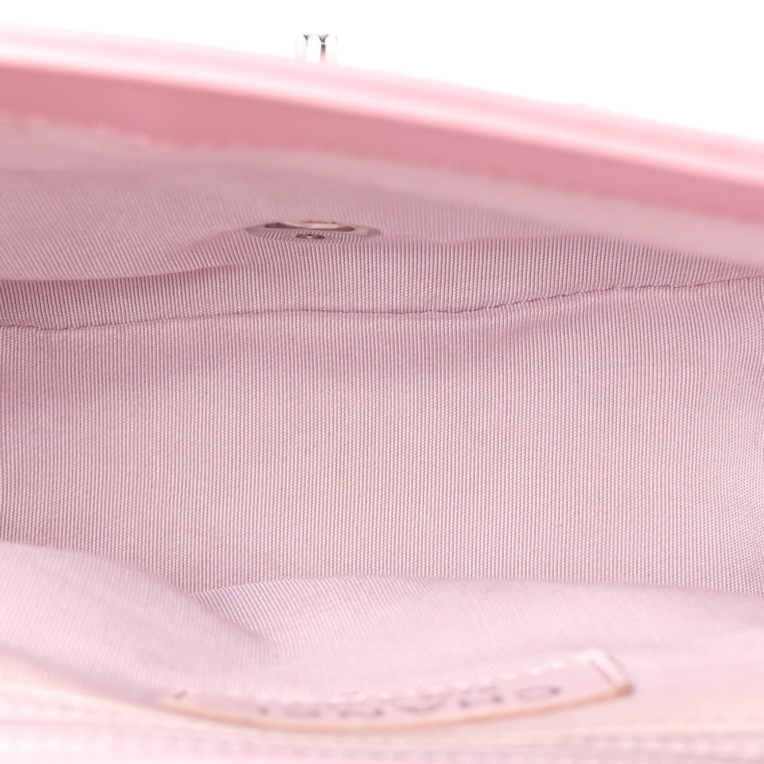 Chanel Calfskin Stitched Small Ring My Bag Flap Crossbody Pink 5 of 14
