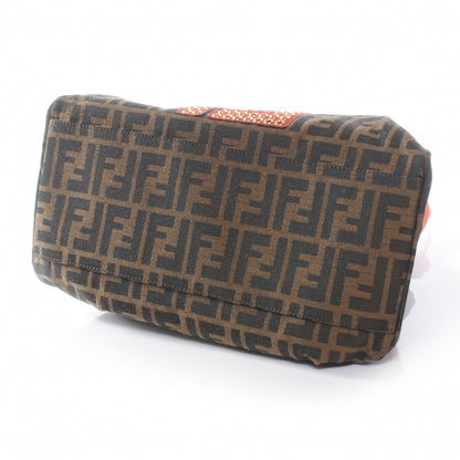 Fendi Zucca Grommet Bag De Jour Tobacco Red 4 of 7