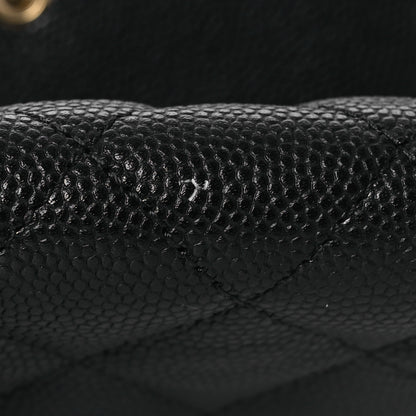 Chanel Caviar Quilted Enamel Coco Casino Double Flap Wallet Black 11 of 12