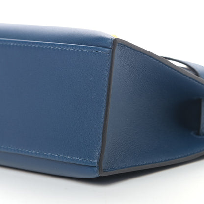 Hermes Swift Kelly Pochette Clutch Deep Bleu 9 of 9