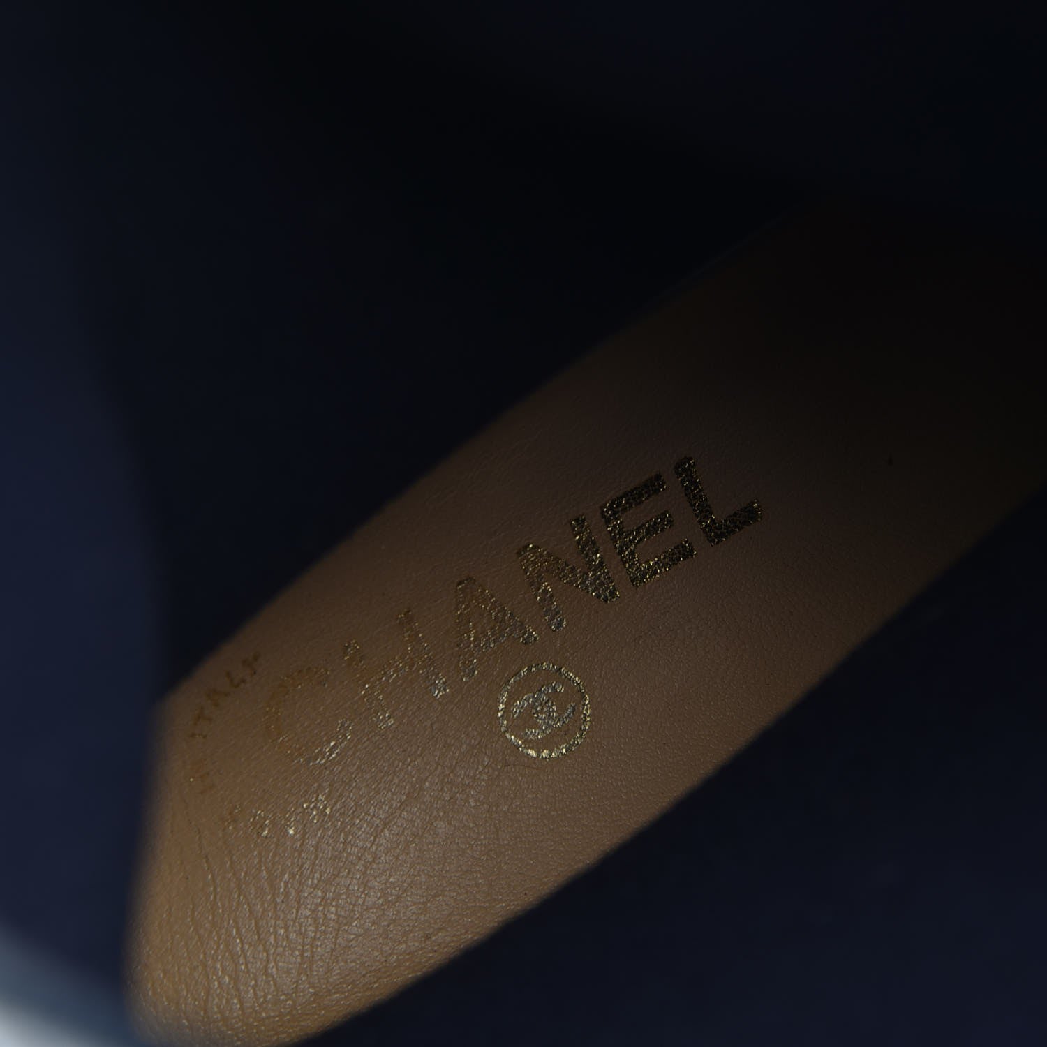 Chanel Rubber Camellia Rain Boots 40 Dark Blue 6 of 6