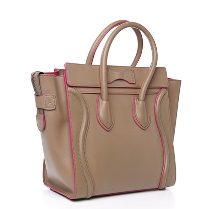 Celine Palmelato Calfskin Micro Luggage Beige 2 of 14