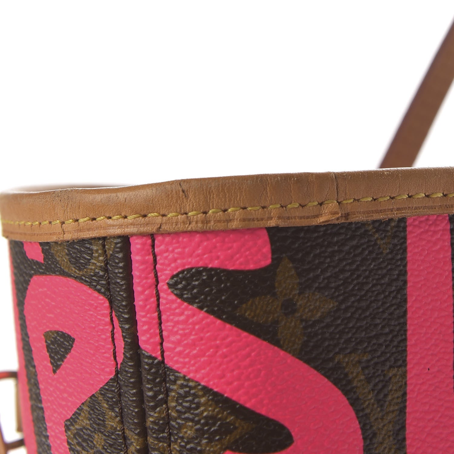 Louis Vuitton Monogram Graffiti Neverfull GM Fuchsia 13 of 16