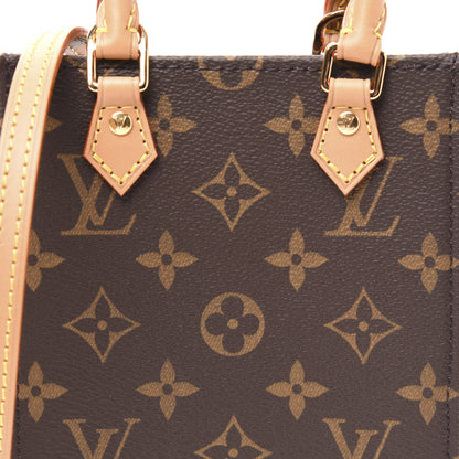 Louis Vuitton Monogram Petit Sac Plat 9 of 10