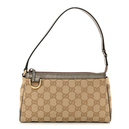 Gucci Monogram D Ring Cosmetic Case Metallic Bronze 1 of 12