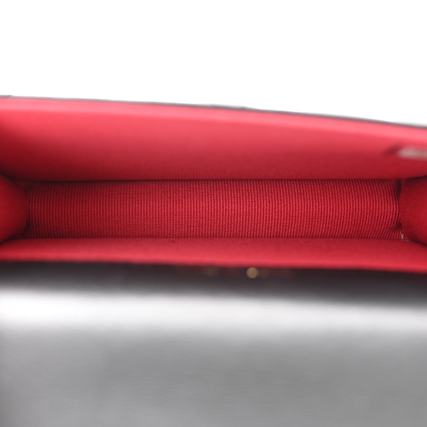 Lambskin Enamel Quilted Pending CC Flap Belt Bag Black