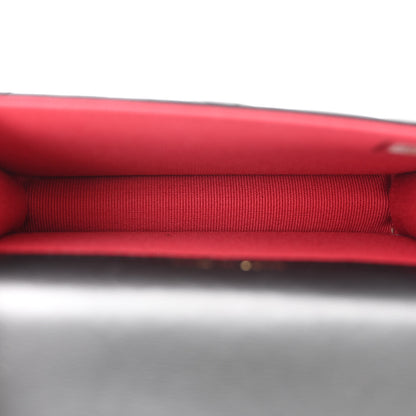 Chanel Lambskin Enamel Quilted Pending CC Flap Belt Bag Black 5 of 12