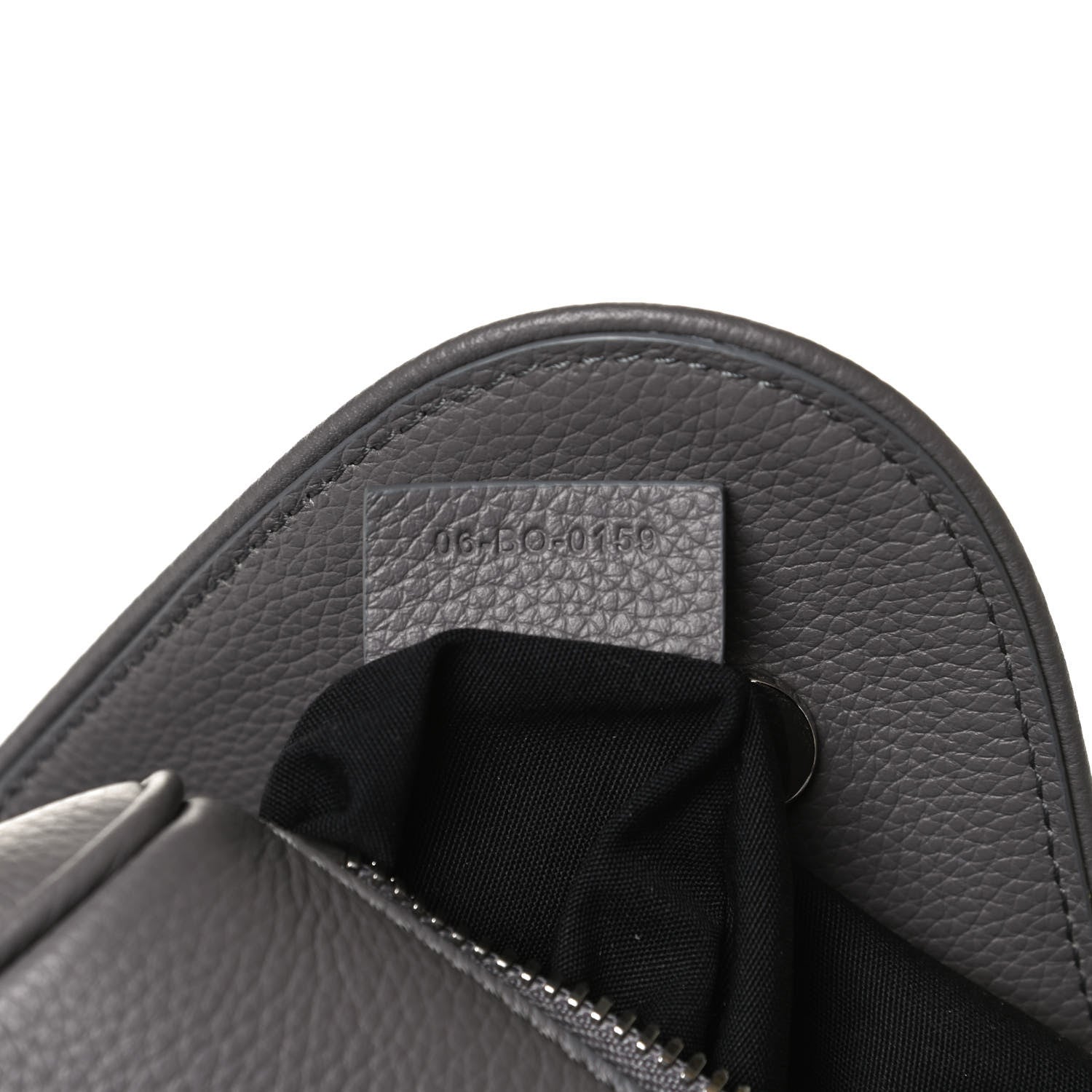 Christian Dior Calfskin Mens Saddle Bag Grey 8 of 15