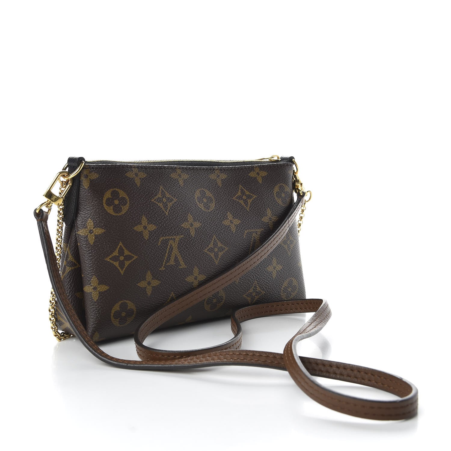 Louis Vuitton Monogram Pallas Clutch Black 3 of 10