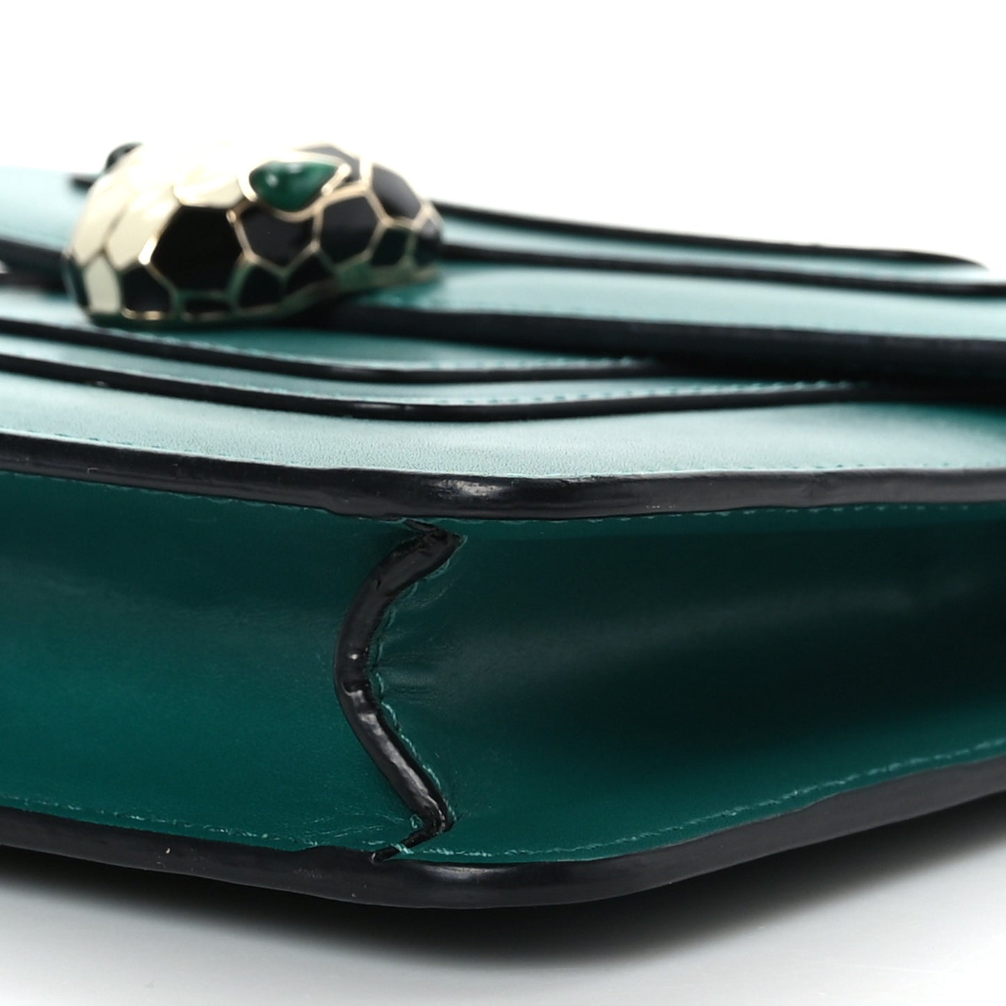Calfskin Serpenti Forever Crossbody Bag Emerald Green