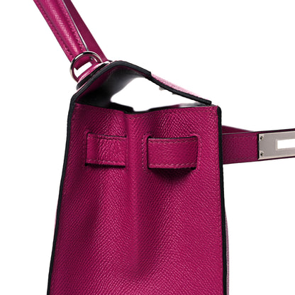 Hermes Epsom Kelly Sellier 28 Rose Pourpre 13 of 37