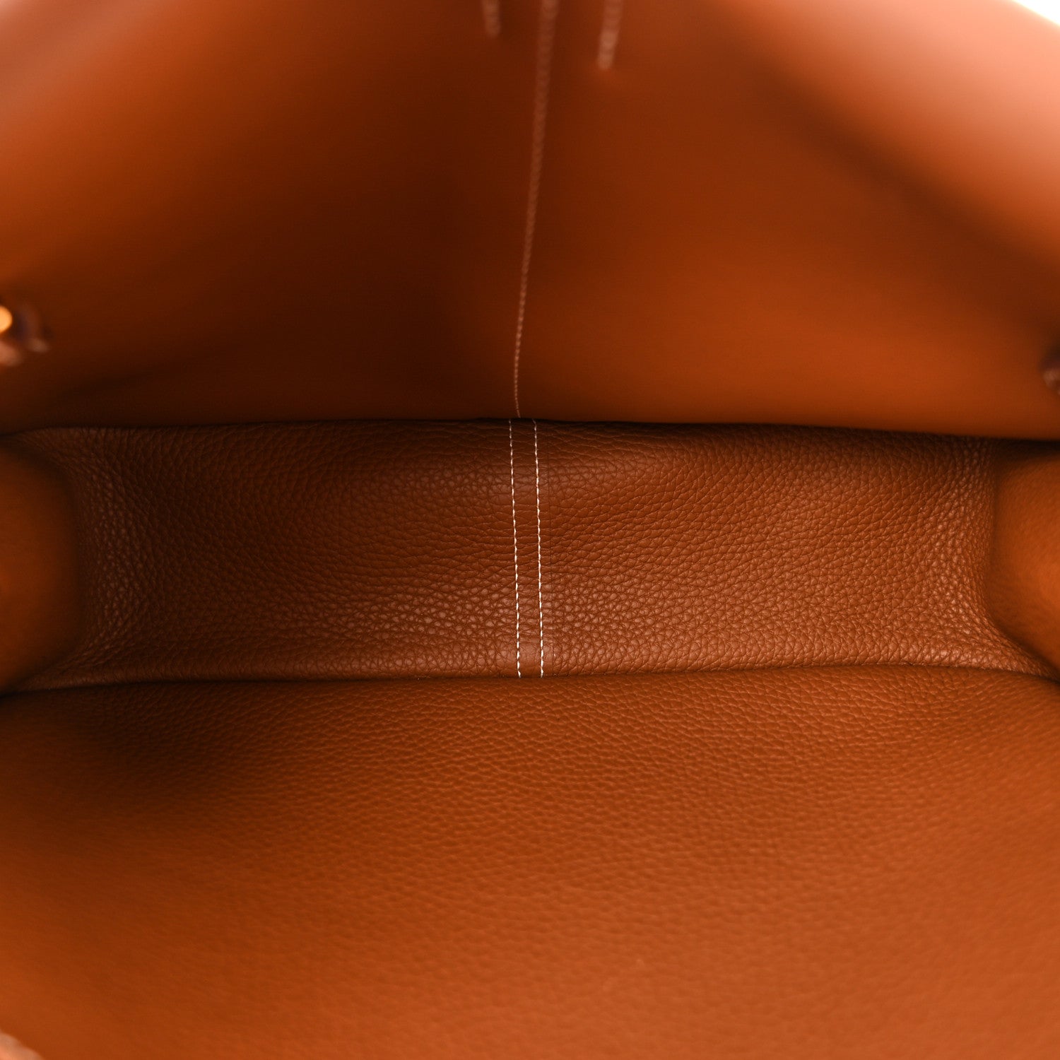 Hermes Taurillon Clemence Halzan 31 Gold 5 of 11