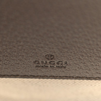 Gucci GG Supreme Monogram Textured Dollar Calfskin Web Super Mini Ophidia Mini Tote Bag Beige Ebony New Acero 6 of 10