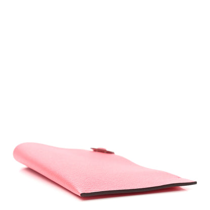 Hermes Chevre Mysore Tarmac PM Passport Holder Rose Ete 4 of 6