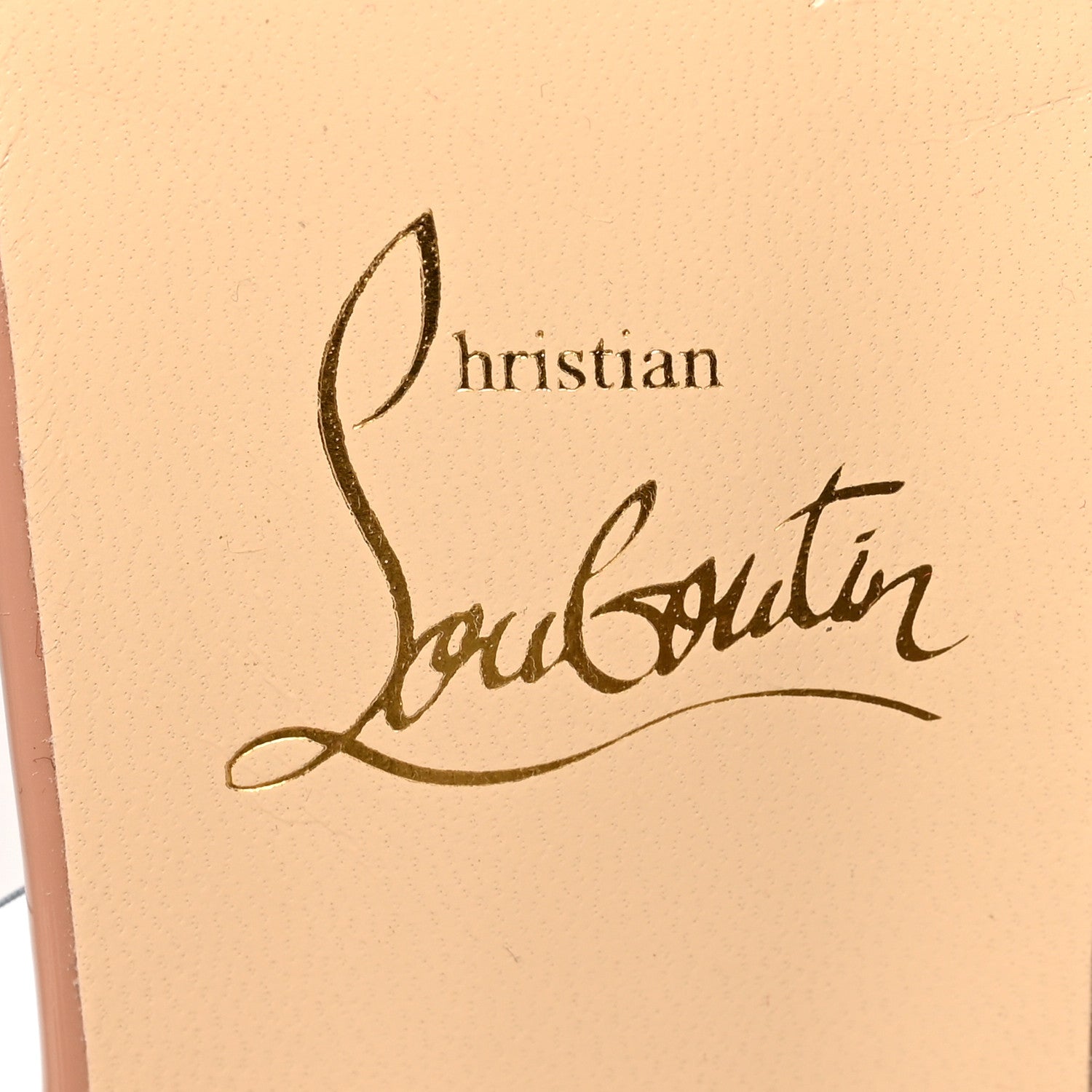 Christian Louboutin Patent PVC Just Nothing 85 Slide Sandals 40.5 Nude 7 of 7
