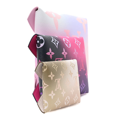 Louis Vuitton Monogram Giant Spring In The City Kirigami Pochette Set Sunrise Pastel Midnight Fuchsia Sunset Kaki 3 of 8