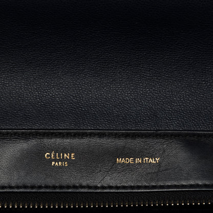 Celine Calfskin Suede Medium Tri-color Trapeze Sand 8 of 9
