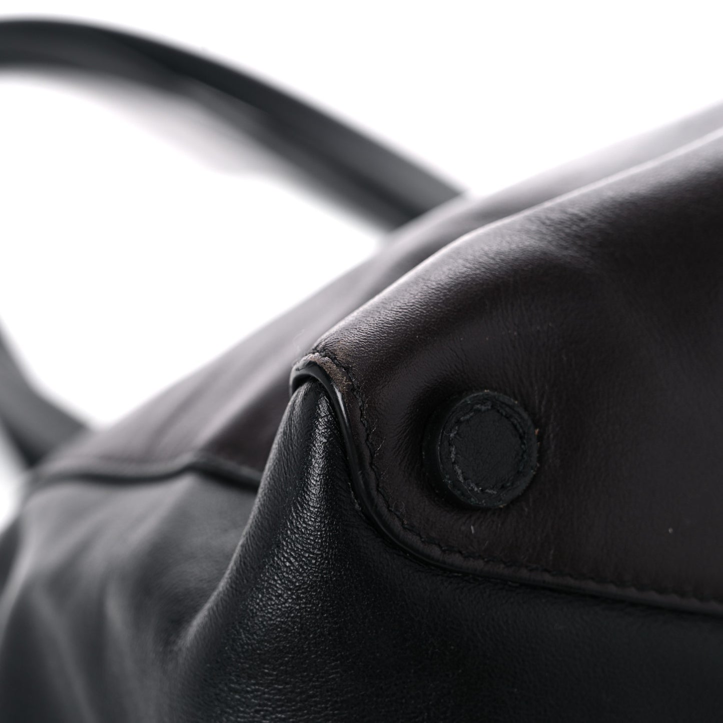 Soft Calfskin Tote Ebano Black