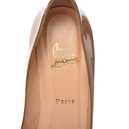 Christian Louboutin Patent Calfskin Simple 85 Pumps 40.5 Camel 11 of 12