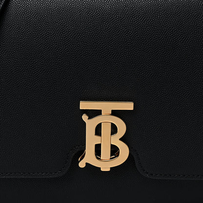 Burberry Grained Calfskin Medium TB Bag Black 7 of 12