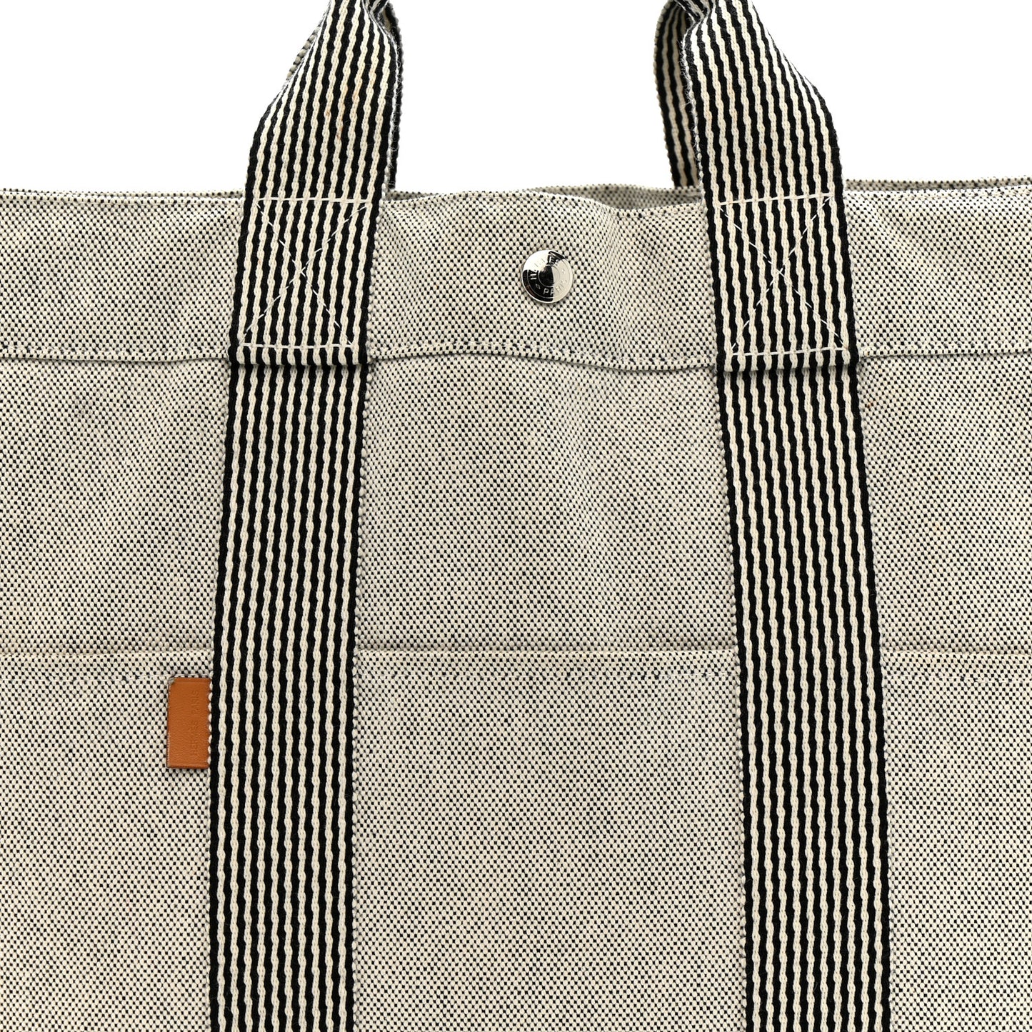 Canvas Fourre Tout MM Ecru Black