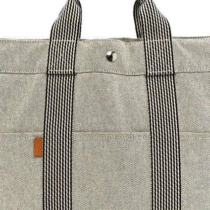 Hermes Canvas Fourre Tout MM Ecru Black 15 of 21