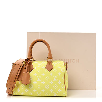 Louis Vuitton Calfskin Monogram Speedy P9 Bandouliere 25 Lemonade Yellow 10 of 10