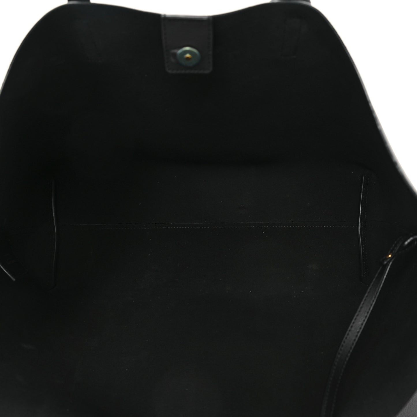Calfskin Large Shopping Tote Black