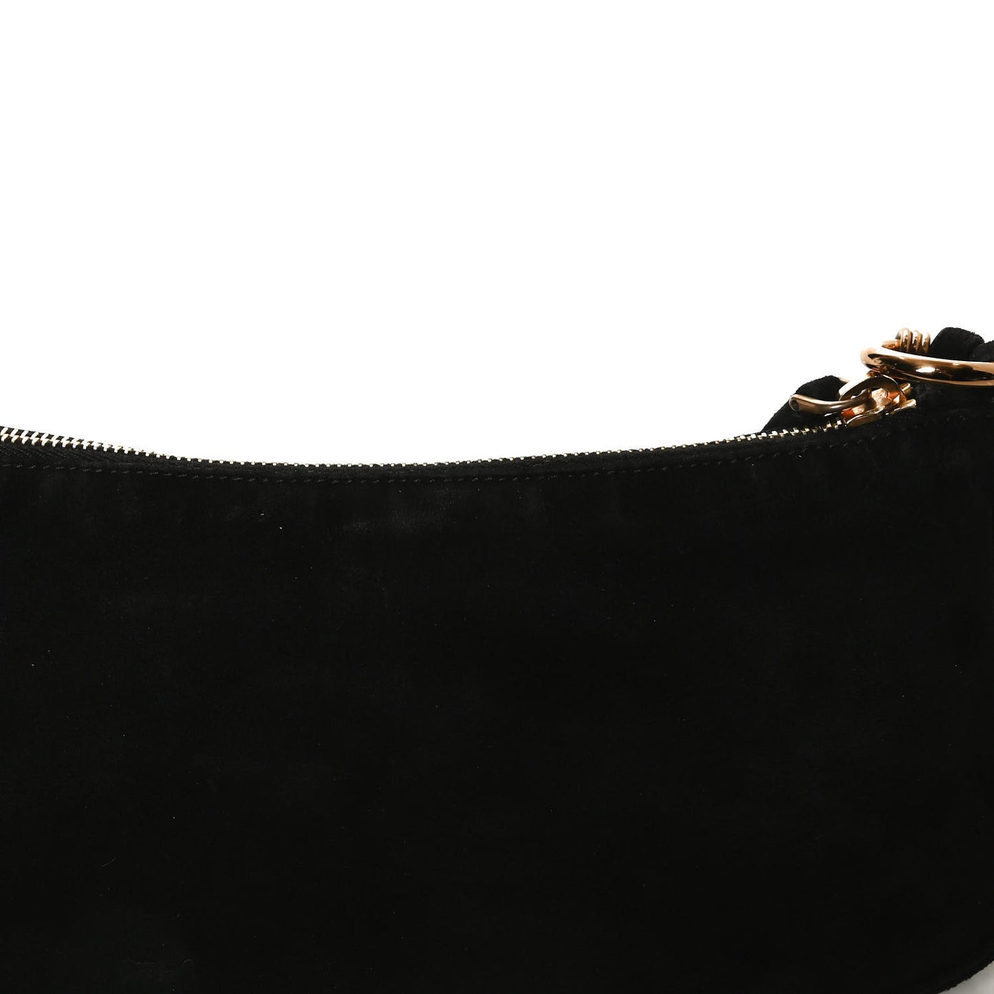 Suede Box Shoulder Bag Black