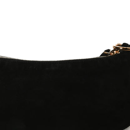 Prada Suede Box Shoulder Bag Black 15 of 15