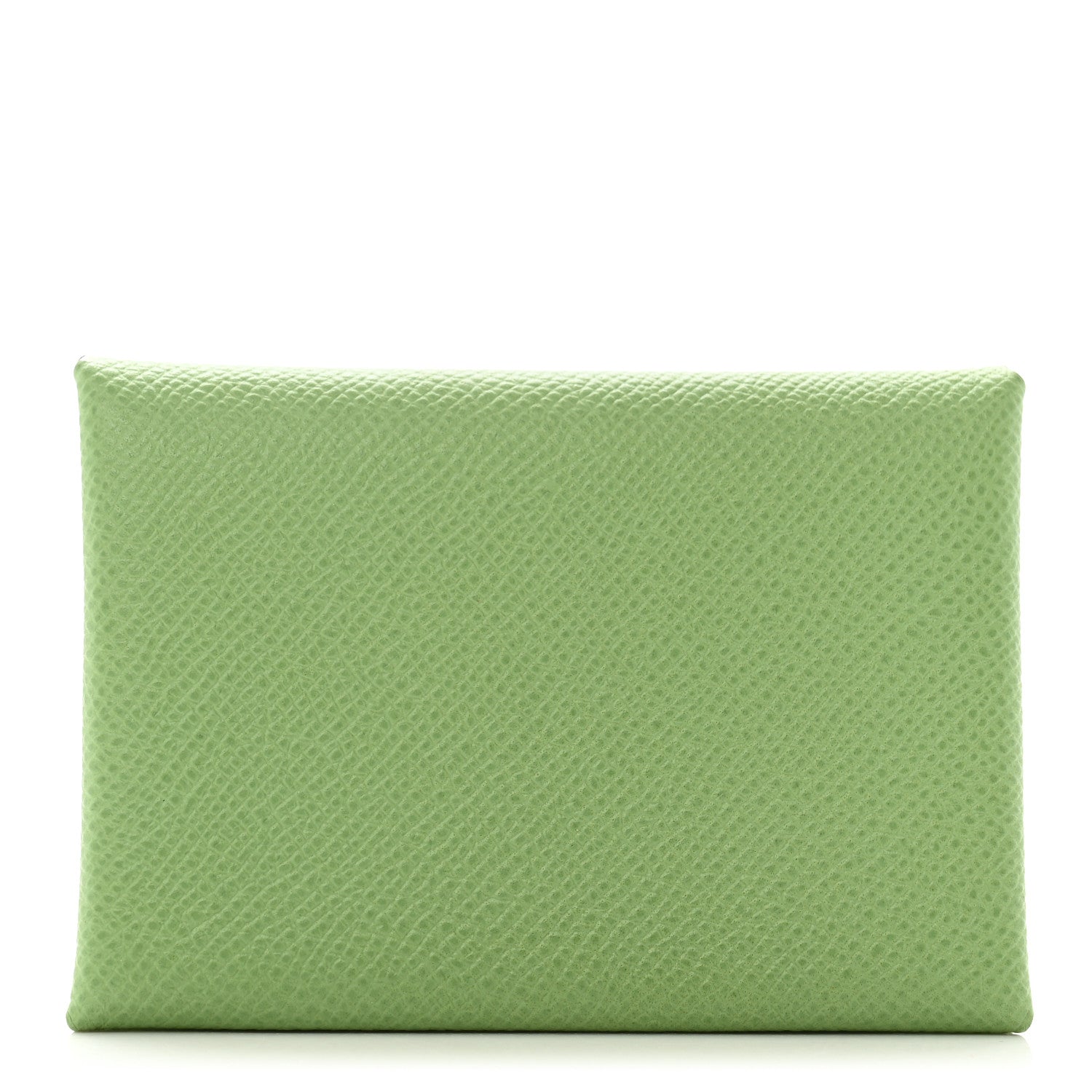 Hermes Epsom Calvi Duo Card Case Vert Criquet 1 of 6