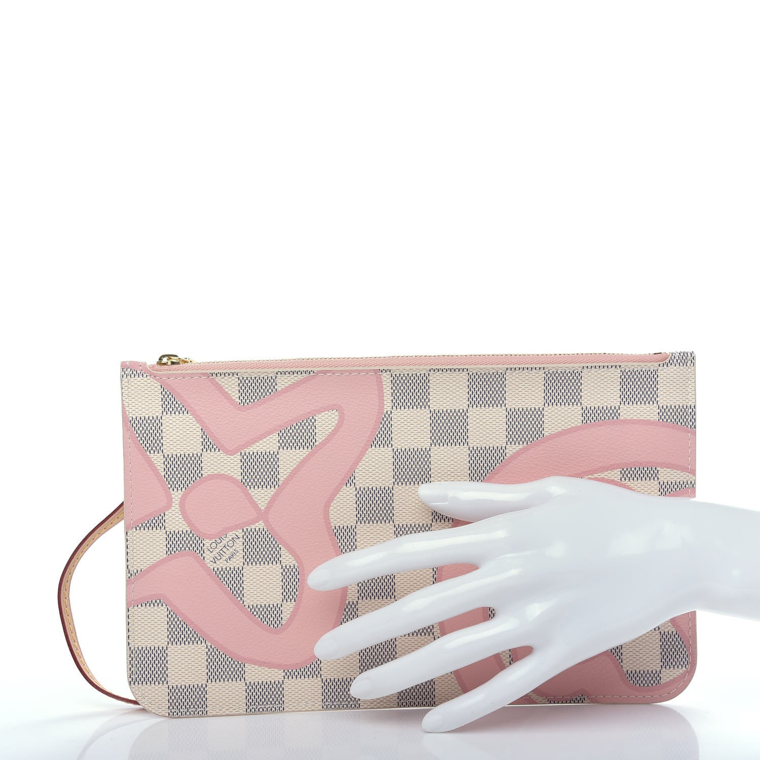 Louis Vuitton Damier Azur Tahitienne Neverfull MM GM Pochette 2 of 8