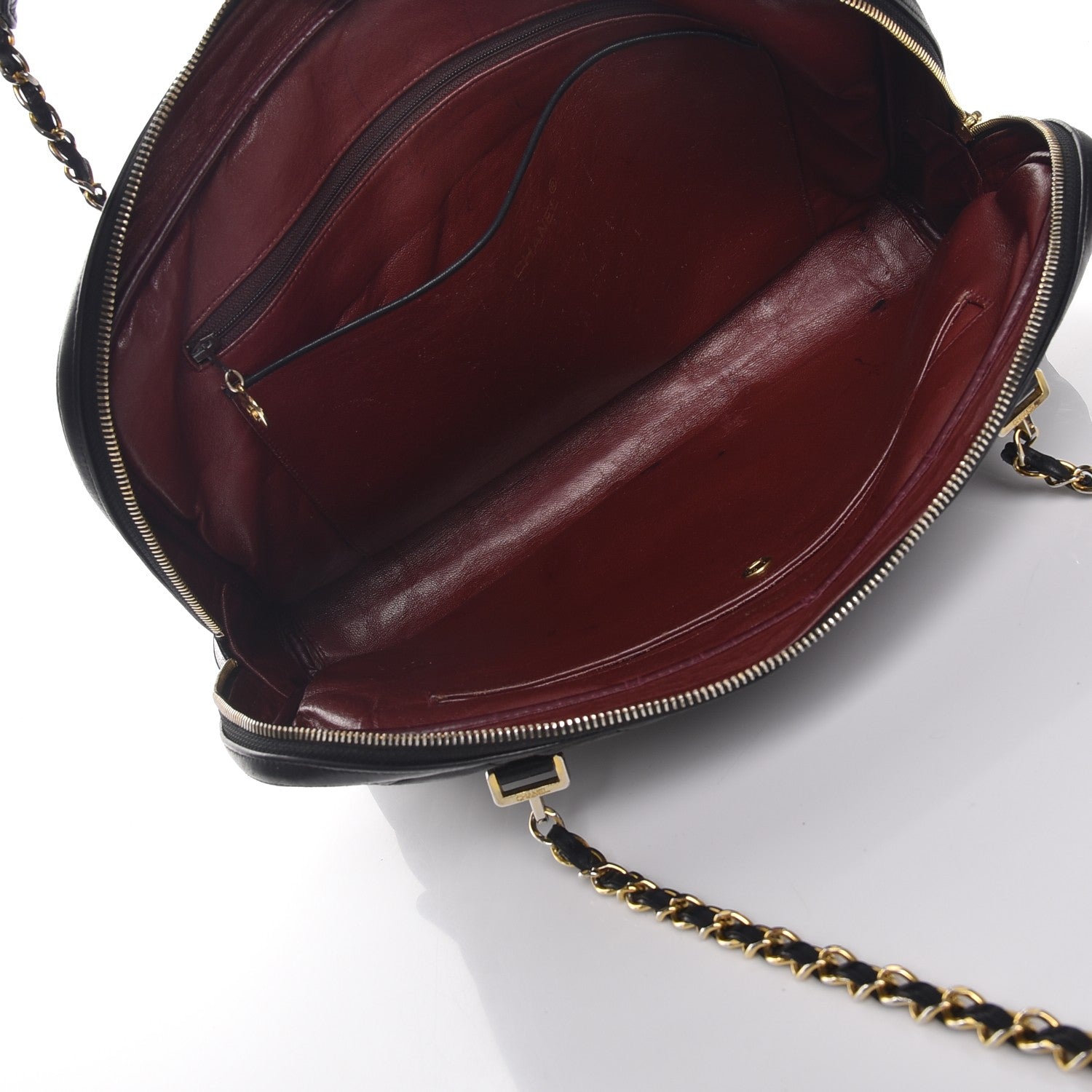 Chanel Lambskin Quilted Shoulder Bag Black 5 of 13
