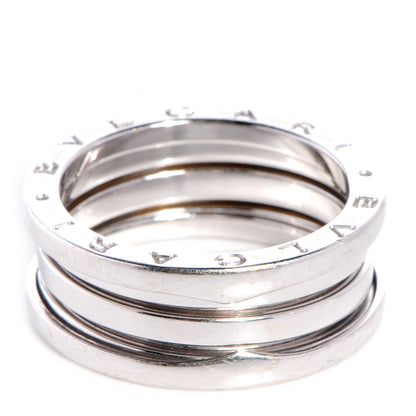 Bulgari 18K White Gold B.Zero1 Four-Band Ring 60 9 1 of 5